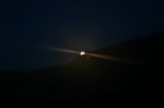 Full moon rising