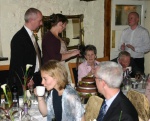 Just after the cutting of the cake