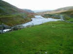 View down the valley
