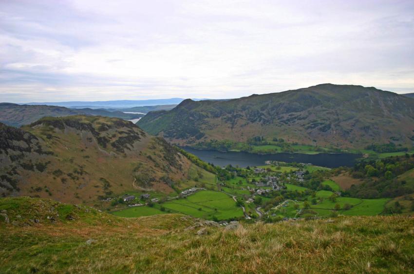 20050515-103416.jpg - Sunday morning: Glenridding and Ullswater from Birkhouse Moor