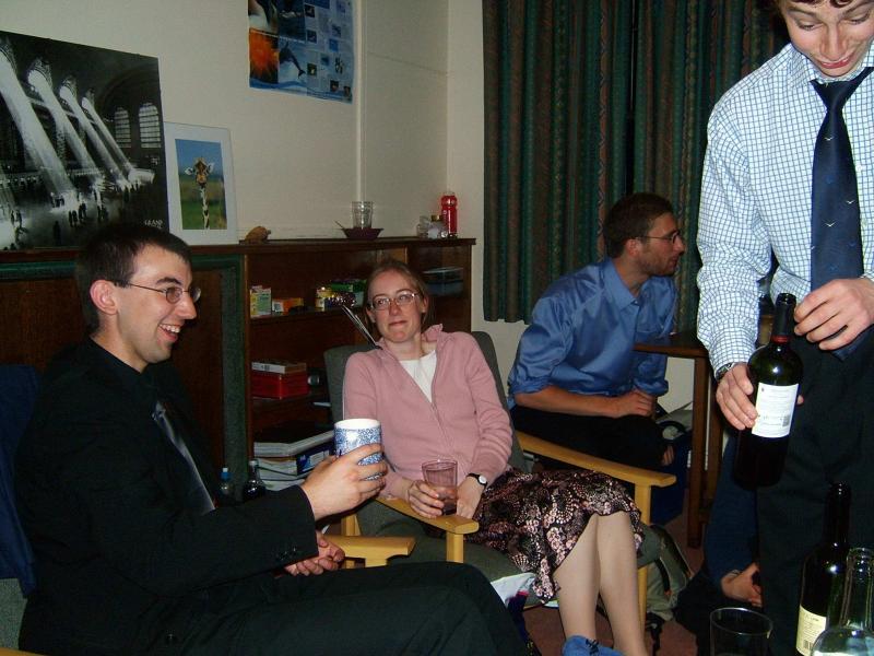 20050518-225758.jpg - Mark, Ruth, Tom and Egg socialising