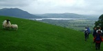 Sunday - start of the walk near Bassenthwaite Lake