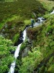 Rich admires Dash Beck above the falls