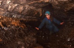 Rosie in passage near the top