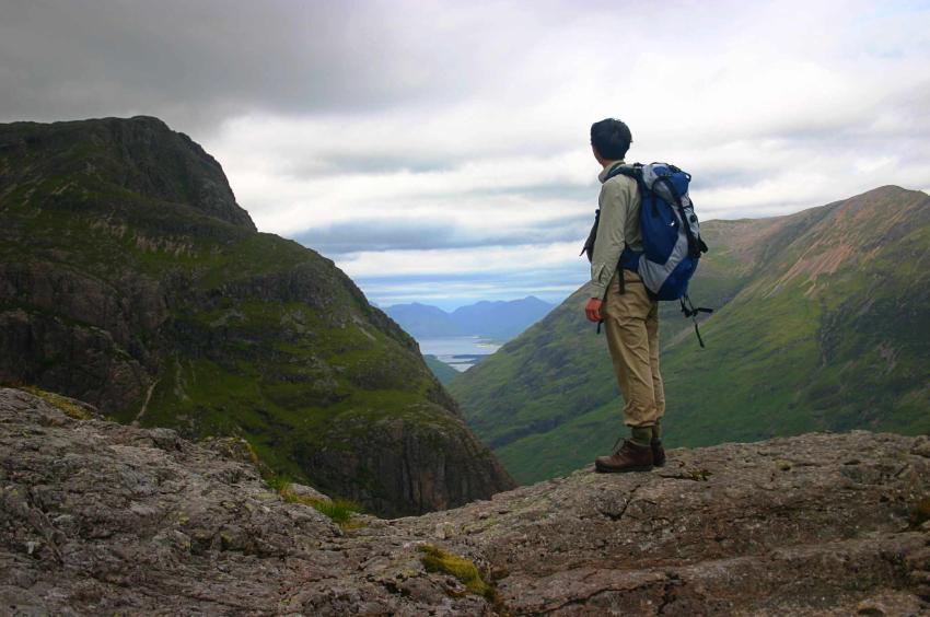 20050702-122044.jpg - Dave looks towards Ardgour from Gearr Aonach