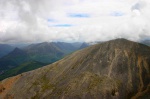 Looking over Sgurr Bàn to Aonach Eagach
