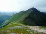 View along the summit ridge