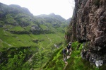Saturday: Rich, Andrew and David find the start of the Zig-Zags