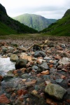 The flat rocky floor of Coire Gabhail