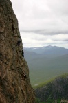 Climbers on Rannoch Wall