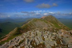 View northwards along the Buachaille