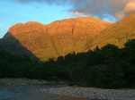 Aonach Dubh at sunset