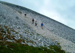Descending scree of Sgùrr a' Mhàim