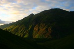 Evening sunlight in Glen Shiel