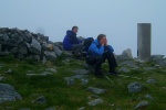 Sam and Sarah at the summit of Beinn Fhada
