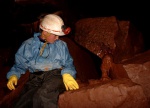 Sunday morning, and Benedict admires a small stal in Top Entrance