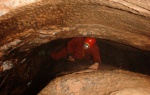 Looking down at John in the rift