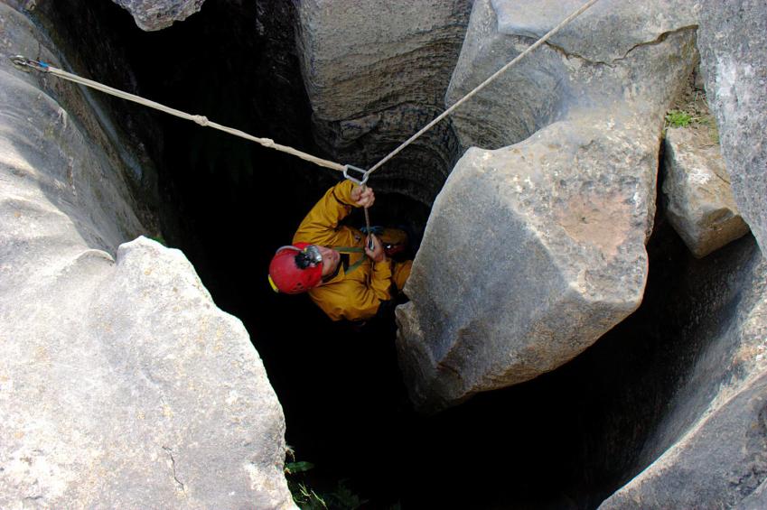 20050821-165050.jpg - Paul re-emerging out of the darkness