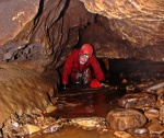 John nearing the end of the Wet Crawl