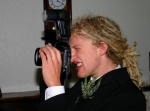 Matt at work with his camera