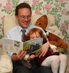 James and Katherine take time out for intellectual pursuits