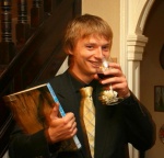 Adam with Hard Rock and alcohol