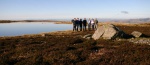 A Whernside Tarn with Gordon, Alex, David, Toby, Alison, Hazel and Jessie