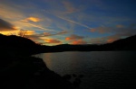 Winter sky over Rydal Water