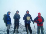 Michael, Dave. Peter and Tim on the top of one of the hills