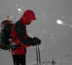 Michael A in the snow