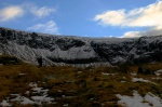 The steep crags of Coire Daimh