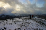 Peter and Tim descending Clach Leathad