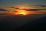Distant sunset