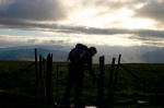 Peter on Lonscale Fell
