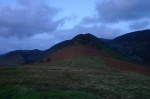 We climbed the east ridge of Ard Crags