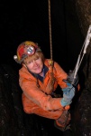 Felicity on the ladder