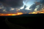 Ingleborough sunset