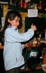 Trainee barmaid