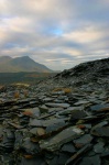 Quarry spoil and Y Garn