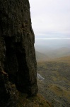 View out from the scramble - quite airy!