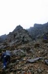 Sentries' Ridge looms above us