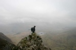 Will feels the breeze at the top of the scramble