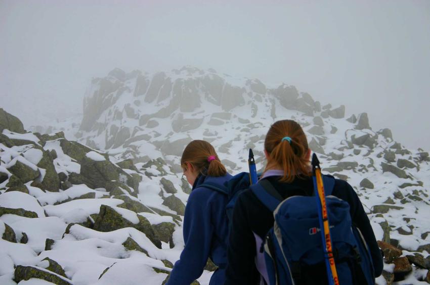 20060218-144128.jpg - Ruth and Alison on Broad Crag - can you tell them apart?