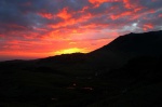 More sunset, with reflection in the Esk