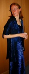 Ruth and her blue dress