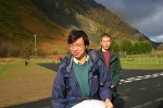 DC and Richard in the sun