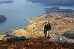 Claudia on the ascent