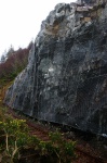 Rock cutting wrapped up like Christmas