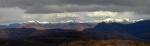 Torridon hills under a threatening cloud