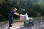 Ben with pushchair